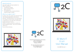 2C Work IT 2C481 User Manual - Herma Projection Screen