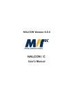HALCON/C User`s Manual