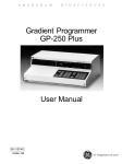マニュアル Gradient Programmer GP