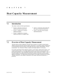 Heat Capacity Measurement