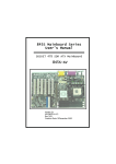 845S Mainboard Series 845S Mainboard Series User`s Manual