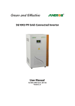 SG10K3 PV Grid-Connected Inverter User Manual
