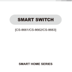 CS-8663 Smart Switch (Double-wire) User Manual