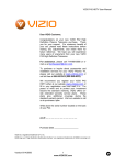 VIZIO P42 HDTV User Manual