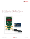PE43713 Evaluation Kit (EVK) User`s Manual
