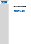 MSR145 standard datalogger manual - PDF