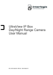UltraView IP Box Day/Night Range Camera User Manual