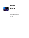 User`s Manual Template - Electrical and Computer Engineering