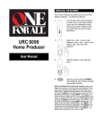 URC-8090 Manual