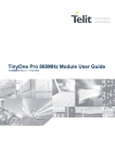 TinyOne Pro 868MHz Module User Guide