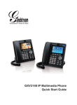 GXV3140 IP Multimedia Phone Quick Start Guide
