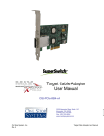 Target Cable Adapter User Manual