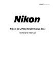 Nikon ECLIPSE MA200 Setup Tool Software Manual