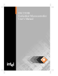 8XC251SB Embedded Microcontroller User`s Manual