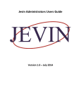 Jevin Administrators Users Guide
