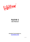 FlyDVB-S User Manual - Animation Technologies