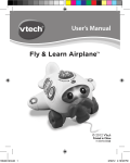 User`s Manual Fly & Learn Airplane TM
