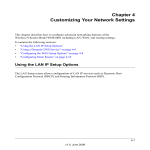 Chapter 4 Customizing Your Network Settings