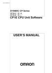 CP1E CPU Unit Software