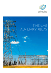 TIME-LAG AUXILIARY RELAY