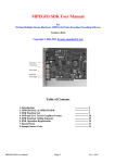 MPEGIO SDK User Manual