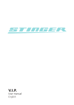 user manual Stinger VIP