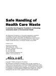 Safe Handling of Health Care Waste