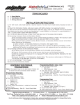 User Manual & Installation Instructions 2400 Series (v2)