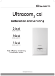Ultracom2 cxi Installation and Servicing Manual Boilers - Glow-worm