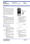 Yokogawa UT320 Temperature Controller Data Sheet PDF