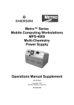 Metro™ Series Mobile Computing Workstations MPS