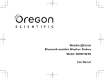 Manual - Oregon Scientific UK