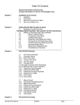 Table Of Contents - Service Technologies