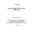 Biscayne Bay Salinity 2009–2010 Report