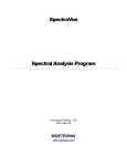 Spectraview user manual