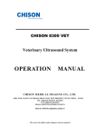 Chison 8300 Vet user manual