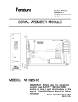 LN-9256-07.4 Serial Atomizer Module (A11925-00