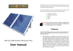 Folding solar panel manual - Roc