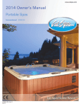 2014 Portable Spa Owner`s Manual (INTL) ENGLISH