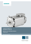 Operating instructions SIMOTICS M-1PH8 - 1PH808