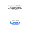 Korenix JetNet 6524G Series User Manual