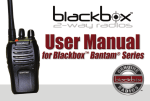 Blackbox™ Bantam® Radio User Manual