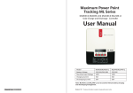 User Manual - Solar