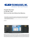 RS02188 Manual - C & D Technologies