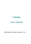 USB2860 User`s Manual