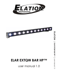 elation elar extqw bar hp user manual 1.0