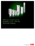ABB low voltage drives ACS550, 0.75