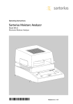 Sartorius Moisture Analyzer