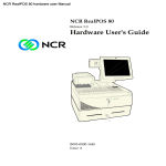 NCR RealPOS 80 hardware user Manual - THE-CHECKOUT-TECH