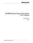 DL5000 Dissolved Oxygen (D.O.) Probe User`s Manual